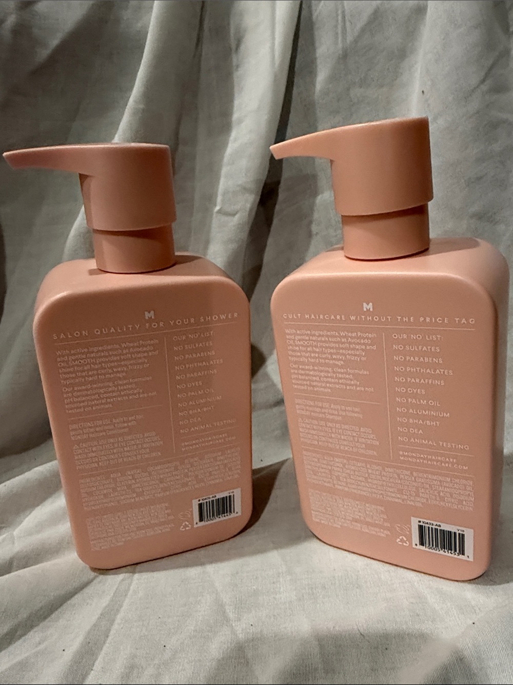 Monday Smooth Wheat Protein Shampoo & Conditioner - Peach - Picture 2 of 2